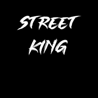 STREET KING FRONT & BACK 2 - PREMIUM MEN'S/UNISEX T-SHIRT - BLACK Design