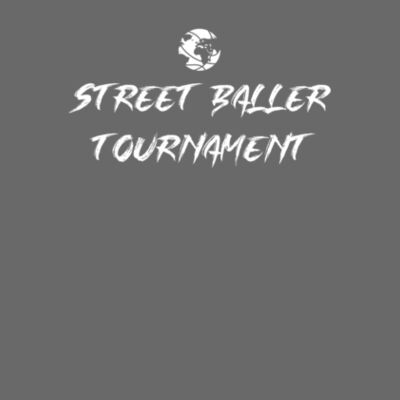 STREET BALLER TOURNAMENT - PREMIUM MEN'S/UNISEX T-SHIRT - CHARCOAL GRAY HEATHER Design