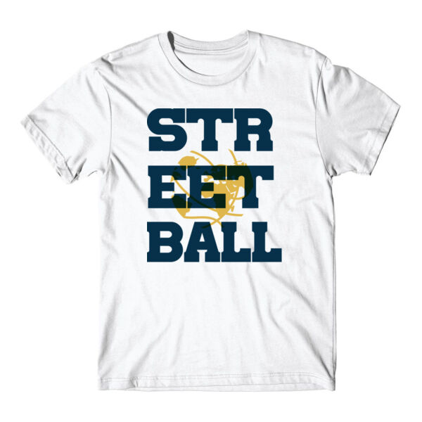 GLOBAL - PREMIUM MEN'S/UNISEX T-SHIRT BLUE/GOLD - WHITE - 8MG31F Thumbnail