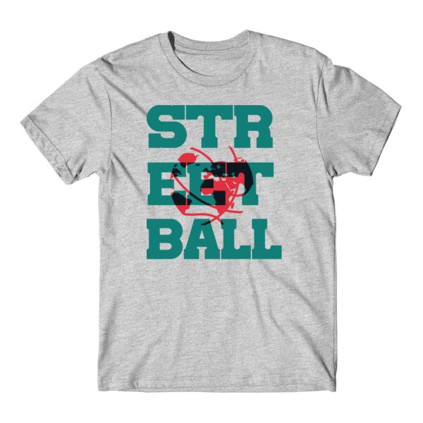 GLOBAL - PREMIUM MEN'S/UNISEX T-SHIRT TEAL/MAGENTA - LIGHT GREY HEATHER - YEGPM7 Thumbnail