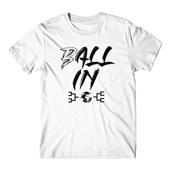BALL IN - PREMIUM MEN'S/UNISEX T-SHIRT - WHITE - QP2BD6 Thumbnail